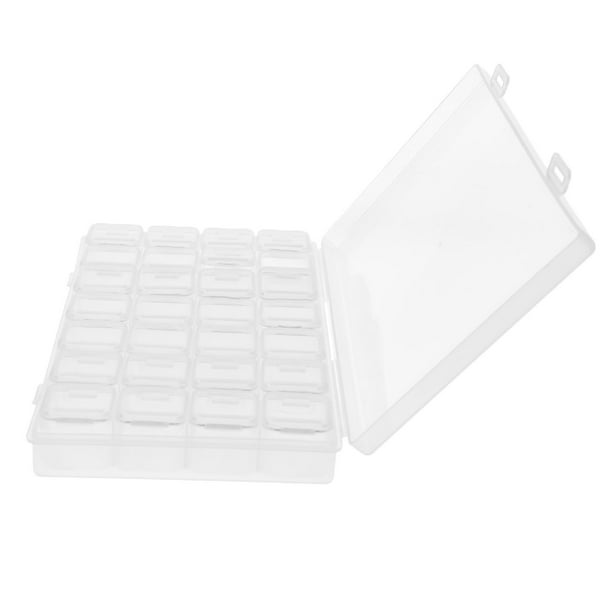 6pcs Bandejas de plástico Soporte de almacenamiento rectangular Mini  contenedor (color aleatorio)