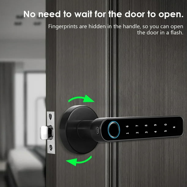 Cerradura electrónica digital App Control Contraseña Cerradura de puerta  para oficina Apartamento Habitación