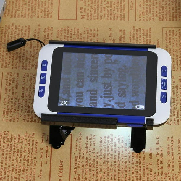 Lupa Electrónica portátil para vídeo, lupa Digital de 3,5 pulgadas