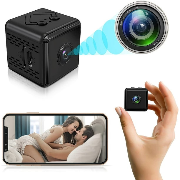 Cámara Espía Con Visión Nocturna Mini Camara Espia 2MP 1080p Wifi  Inalámbrica