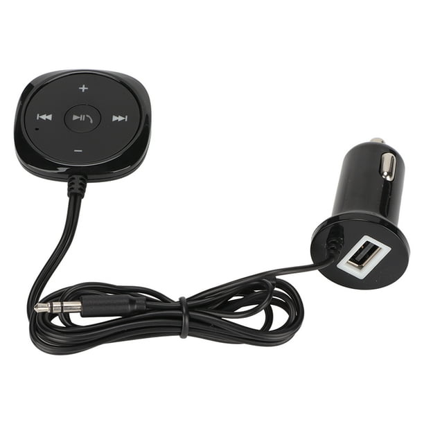 Receptor Bluetooth V5.0, Mini Adaptador auxiliar de coche Bluetooth / 10hrs  Manos libres Kits de coche Inalámbrico portátil Adaptador de música para el  coche / sistema estéreo de audio para el hogar