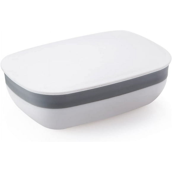 soporte de caja de caja de jabón de viaje con sellado fuerte a prueba de fugas portátil  blanco zhivalor yzy206
