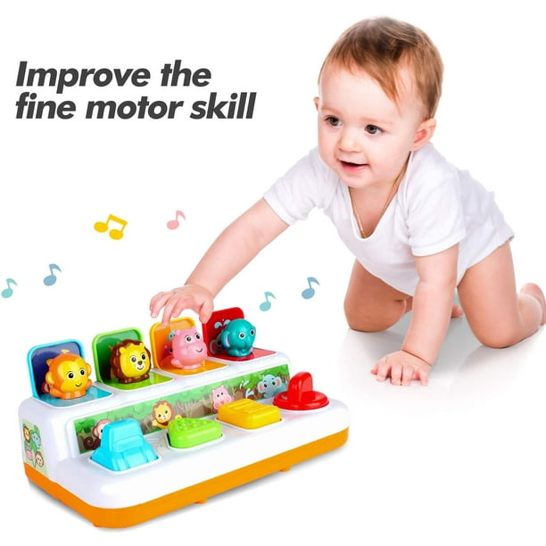 1 Juguete Musical Versión Azul Para Bebés De 6 A 12 Meses, Juguetes  Mordedores Para Bebés Como Primeras Llaves Del Auto Para Promover La  Interacción Del Bebé, Adecuados Para Juguetes Sensoriales Para