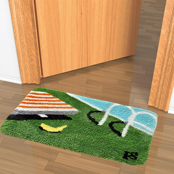 Alfombra de baño para puerta delantera, almohadilla para pies para el  hogar, alfombra suave moderna para el suelo de la sala de estar Verde  BLESIY Alfombras de baño de cocina