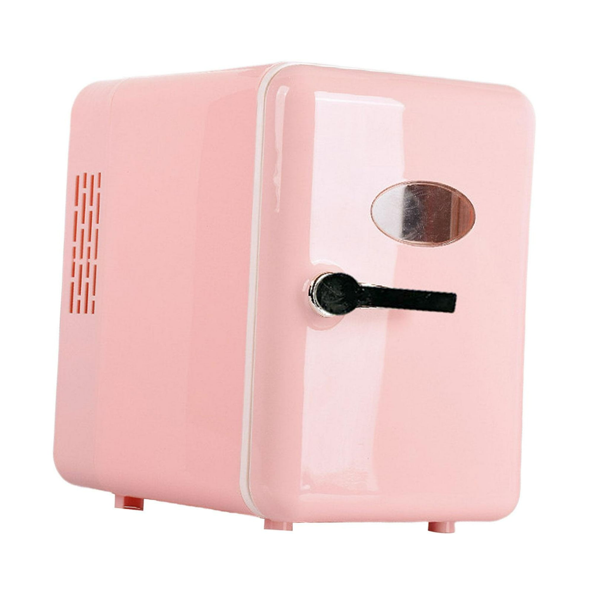 Mini nevera Refrigerador personal 6L Refrigerador de bebidas Refrigerador  pequeño compacto Refrigerador USB para el almuerzo Cosméticos Viaje a casa  , Rosado Macarena Frigorífico compacto