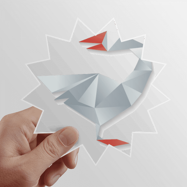 VINIL ADHESIVO ESPEJO – Origami