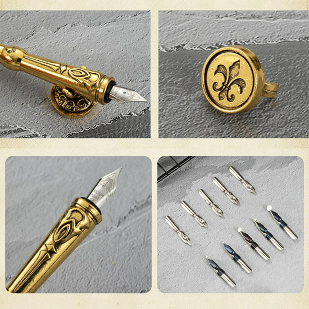  Shinycome Plumas estilográficas desechables de tinta para  escribir plumas de oficina de escritura suave para escribir caligrafía y  regalo : Productos de Oficina