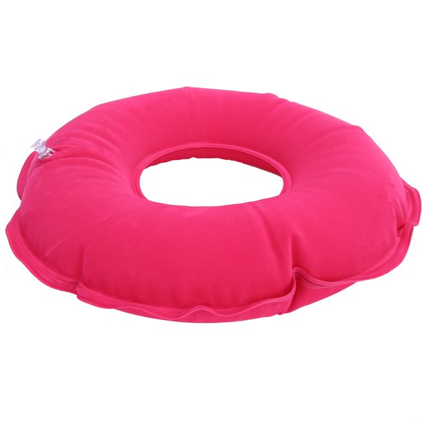 Cojín redondo inflable, cojín antiescaras inflable, cojín redondo antiescaras  para ancianos, cojín para pacientes postrados en cama, diseño fácil de usar  Jadeshay A