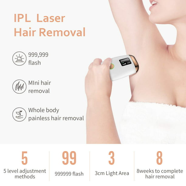 Depilador laser depiladora láser depilación IPL para mujer y hombre máquina  de depilación eléctrica permanente con