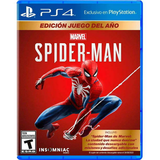 Spiderman Edición Juego del Año Playstation 4 PlayStation Playstation 4