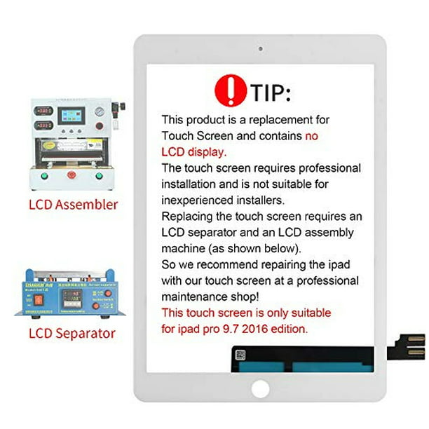  A-MIND LCD Replacement Screen Suitable for iPad