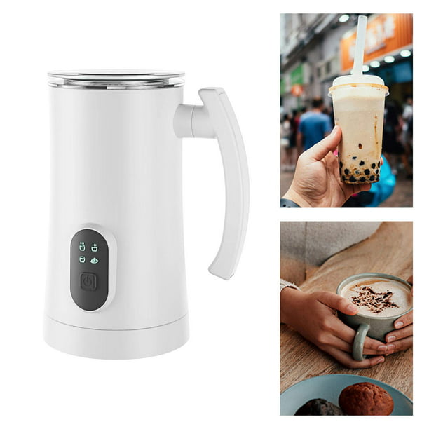 Espumador de leche eléctrico 4 en 1, vaporizador de leche, 350ml, máquina  automática de espuma fría y caliente, Espumador de leche de mano para  Chocolate caliente, café - AliExpress