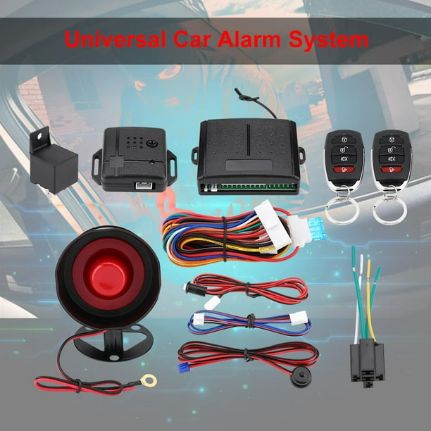  Alarma universal para coche, alarma remota con 2