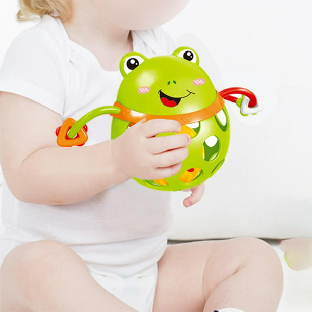Sonajeros para bebés de 0 a 6 meses, juguetes para bebés de 0 a 6 meses,  agitador y sonajero giratorio, juguete sensorial para dentición, juguetes