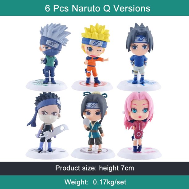 Figuras de Anime de Naruto Shippuden para niños, juguetes de Hinata Sasuke,  Itachi, Kakashi, Gaara, Fivean Figuras de anime