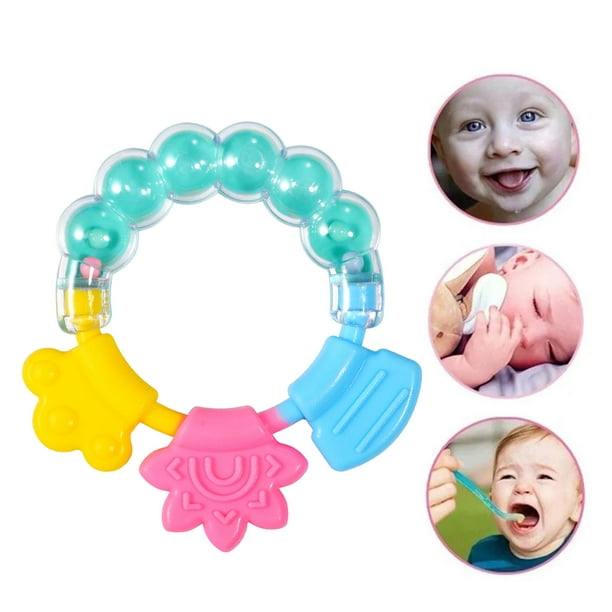 Toyvian Mordedor para bebé, pulsera de cangrejo, juguete de silicona para  niños, juguete molar de silicona para bebés, juguete portátil para masticar