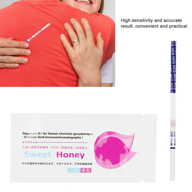 Tira de Prueba de Embarazo, 20 Unidades de Prueba de Embarazo Temprana HCG  en Orina, Resultado de Alta Sensibilidad para la Salud de las Mujeres,  Prueba de Embarazo Temprana Co Saludable Crtynell