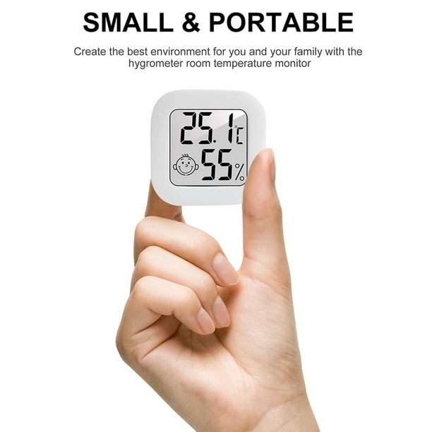 Mini Temperaturer LCD Termómetro Digital Interior Habitación