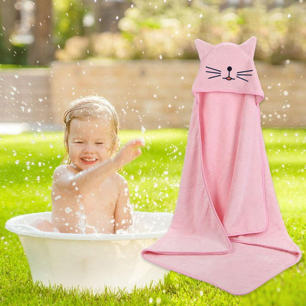 Toal de Baño con Capucha Suave para Bebé Recién Nacido Toal de de Baño  Baoblaze Toalla de baño con capucha