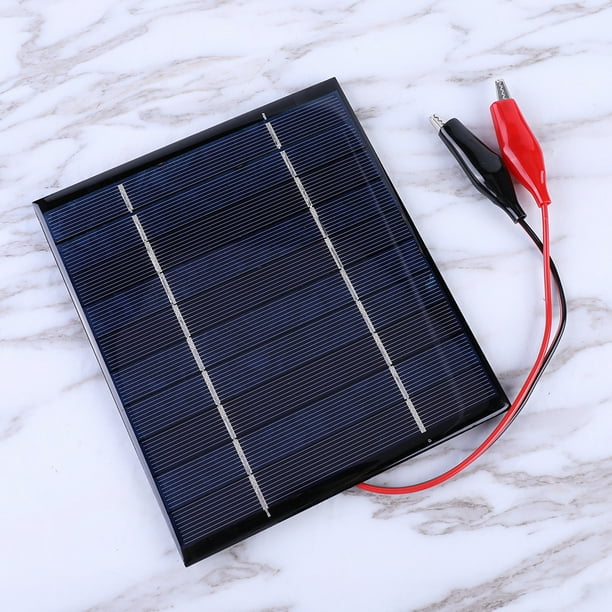 Kuymtek Senderismo al aire libre Panel solar impermeable 5V 5W Cargador  solar portátil Banco de energía