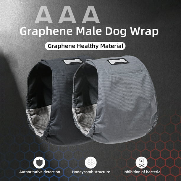 Pañales de envoltura lavables para perros machos Vientre de perro macho  reutilizable yeacher