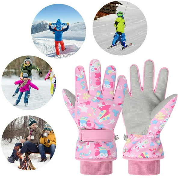 Ylucky Guantes de invierno con pantalla táctil para mujer, guantes mágicos  cálidos, guantes de dibujos animados, guantes para clima frío, guantes de