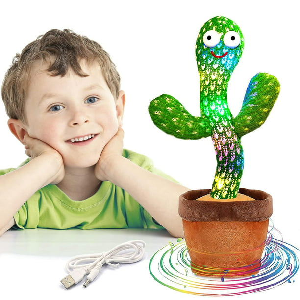 Cactus bailarín, juguete de cactus parlante que repite lo que