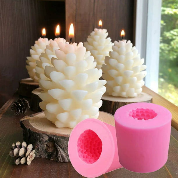 Moldes Para Velas Molde de silicona - Molde de pompas de jabón para velas  aromáticas hechas a mano - Sywqhk Libre de BPA