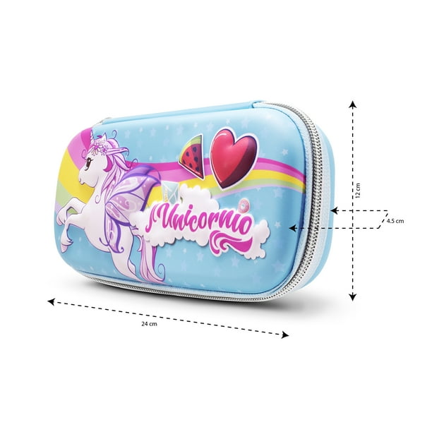 Lapicera escolar para niña Peschelle rígida con diseño de unicornios c –  Bag City Mexico