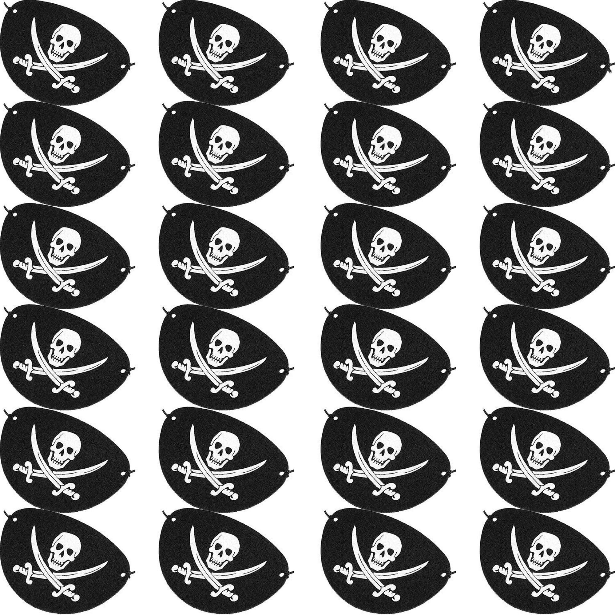  Parche de ojo pirata cráneo Crossbone Eye Patch Eye Mask para  decoración de Halloween : Ropa, Zapatos y Joyería