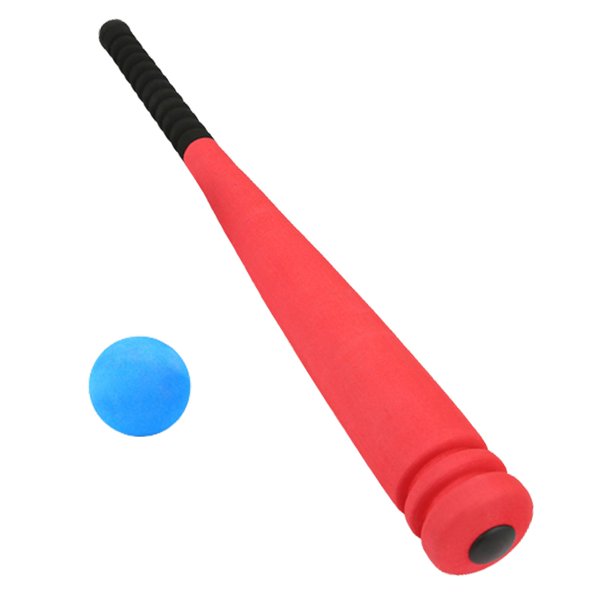 Bate Béisbol Foam Con Pelota. Azul 