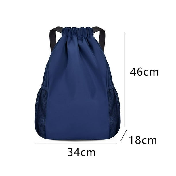 Bolsa de gimnasio ancla, mochila mujer, bolsa de deporte forrada beige azul  oscuro -  México