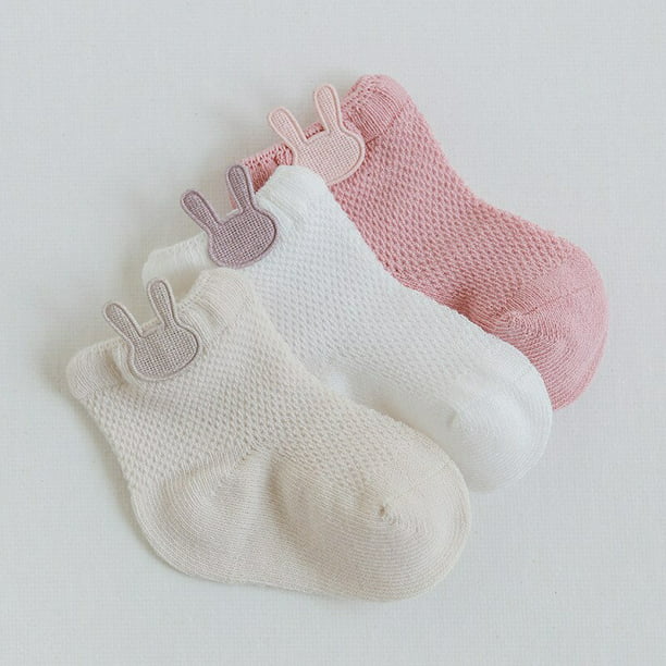 Nuevos 3 par/lote de calcetines para bebés, calcetines para bebés invierno y otoño para niñas, calcetines de algodón para bebés recién nacidos, accesorios para pequeños Tan Jianjun unisex | Bodega