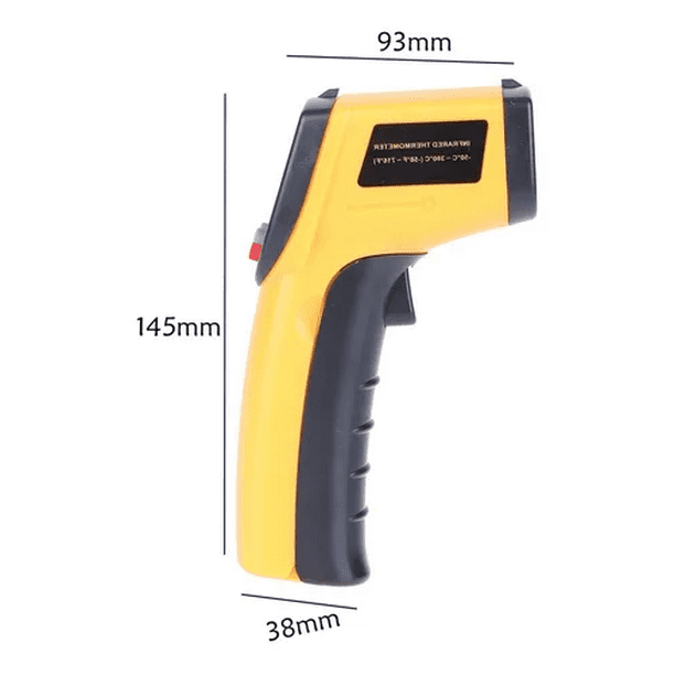 Termómetro infrarrojo digital pistola de temperatura láser sin contacto  -58.0 °F ~ 752.0 °F (-58℉~752℉)