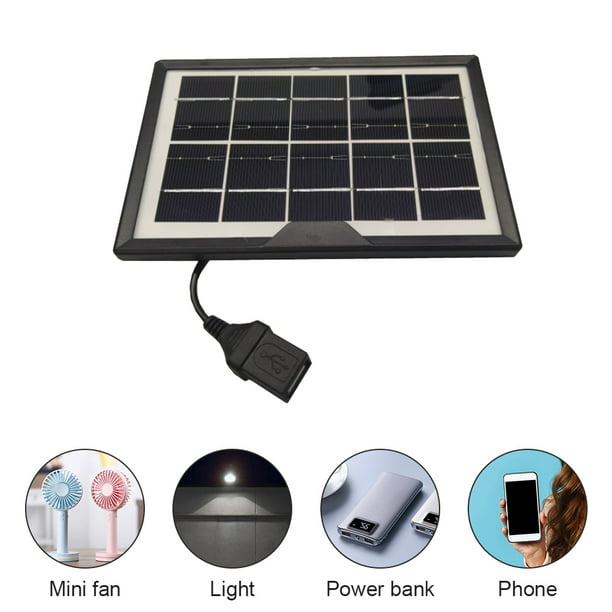 solar portátil monocristalino con puerto USB 5V / 1A de panel solar  impermeable para teléfonos intel perfecl Generador de energía portátil