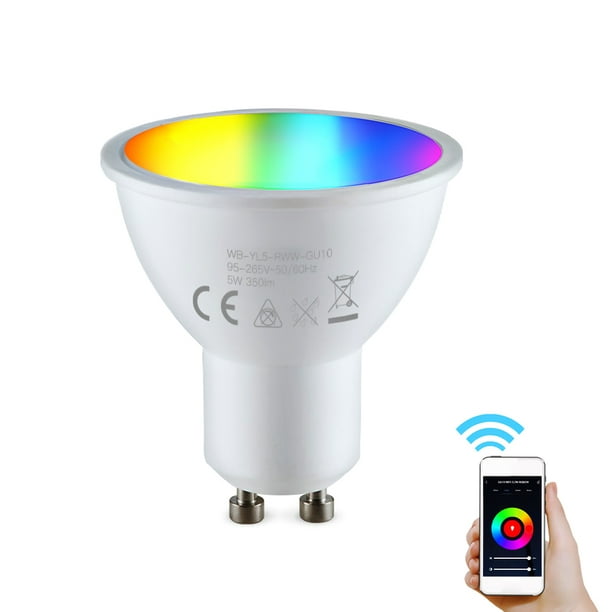 Bombilla LED Inteligente WiFi Smart E27 10W , RGB Ajustable