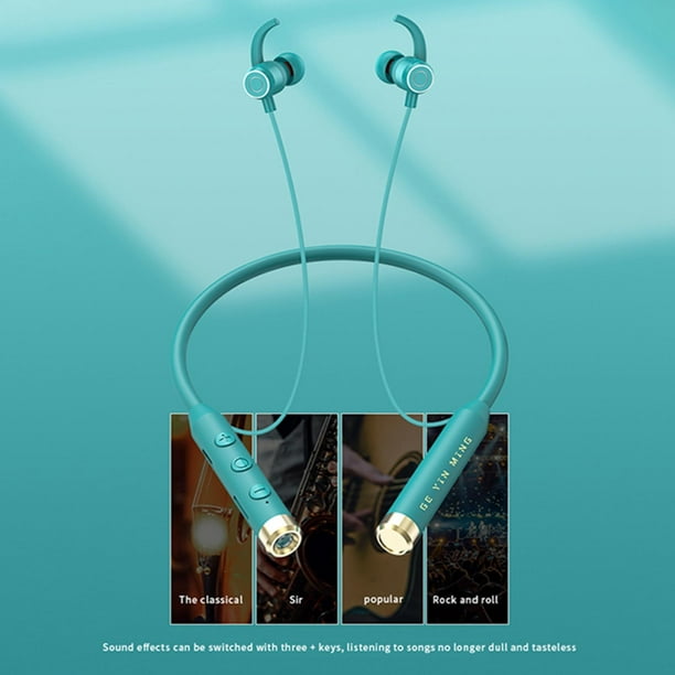 Comprar Auriculares Bluetooth con banda para el cuello, auriculares  inalámbricos magnéticos, pantalla de batería, auriculares deportivos  Bluetooth de larga espera con micrófono, auriculares estéreo