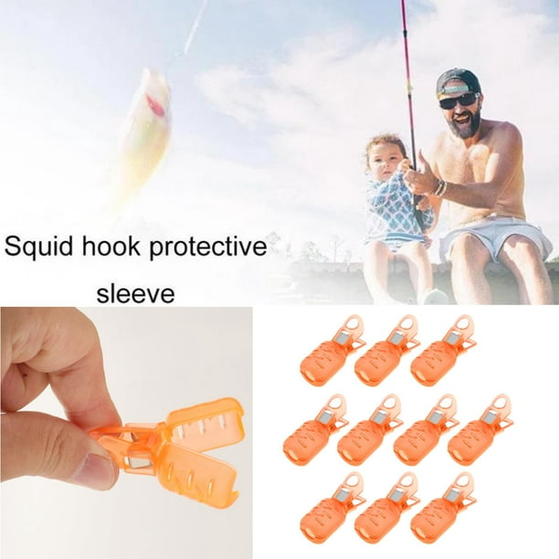 10x Squid Protector Hook Cover de usar Abrazadera Accesorios para
