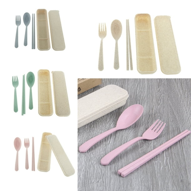 Paquete de 180 cubiertos de plástico transparente, cubiertos desechables  con cucharas, tenedores y cuchillos, juego de cubiertos resistentes para