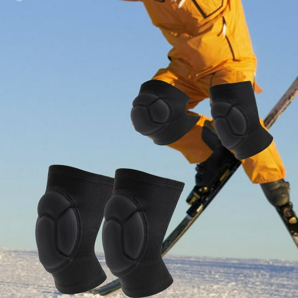Esponja gruesa 1 par de rodilleras Snowboard Cojín de rodillas Funda  protectora Macarena Rodilleras