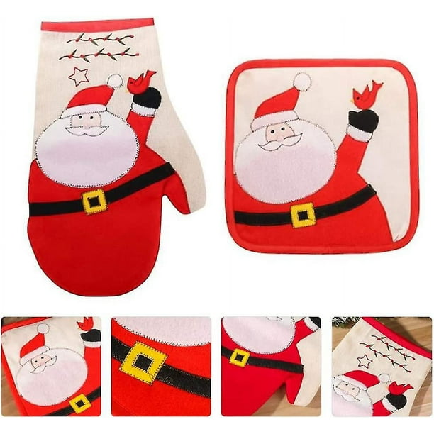 Manoplas de horno personalizadas para papá, regalo de guantes de barbacoa  para mamá, guantes para asar a la parrilla para abuelo, regalo de Navidad