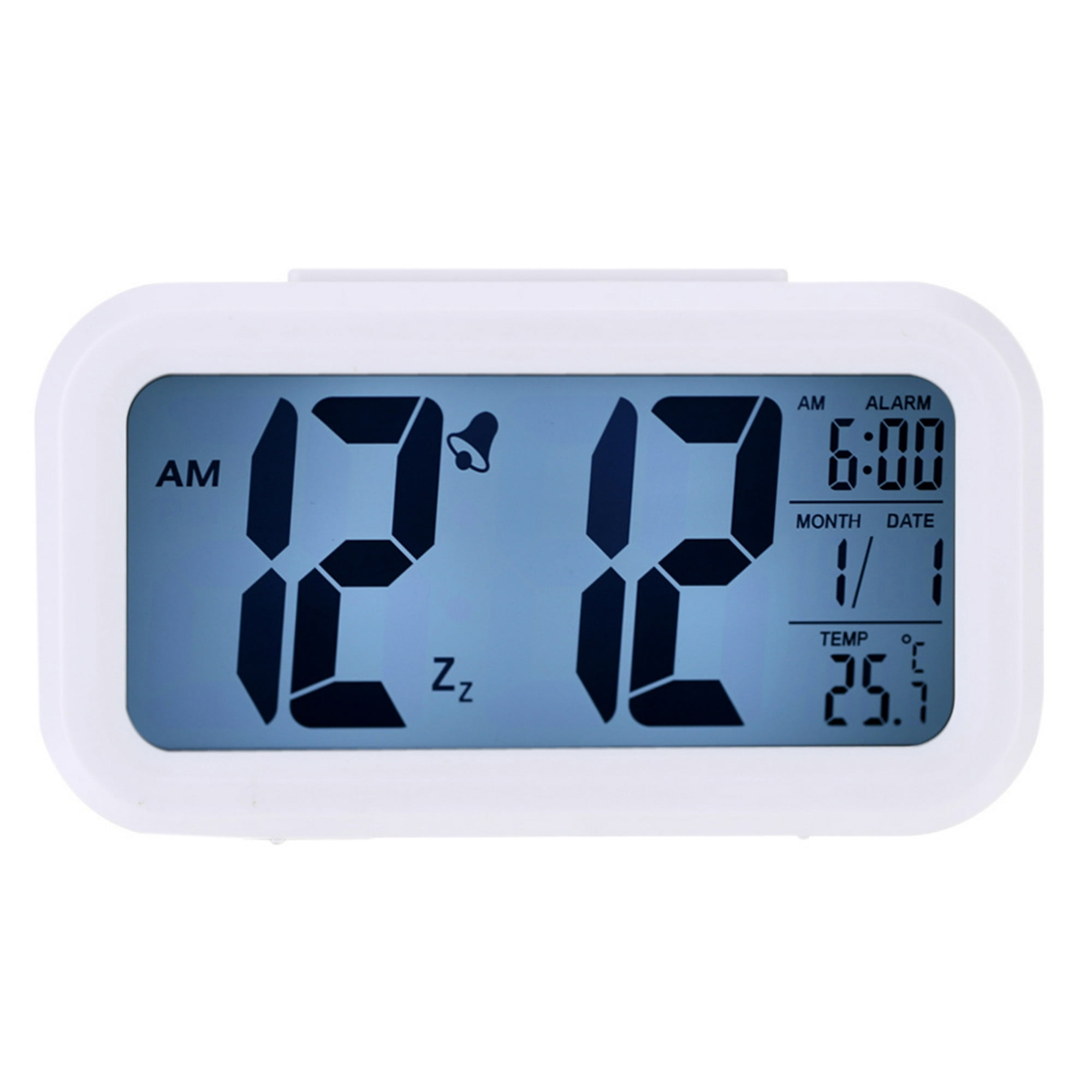 Reloj Despertador Digital Pantalla Led Relojes Con Snooze Activado