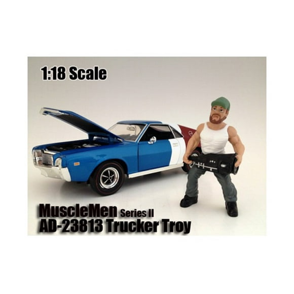musclemen  trucker troy  figura para modelos a escala 118 de american diorama american diorama 23813