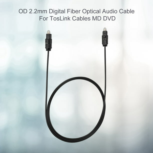 Cable Fibra Optica Audio Digital 2m (Toslink