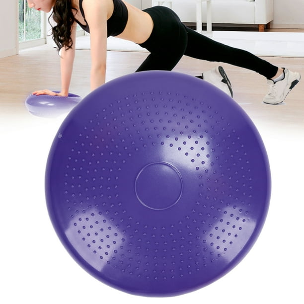 1 Cojín de Equilibrio con Hinchador, PVC, Resiste hasta 140 kg, para Yoga,  Pilates y Fitness