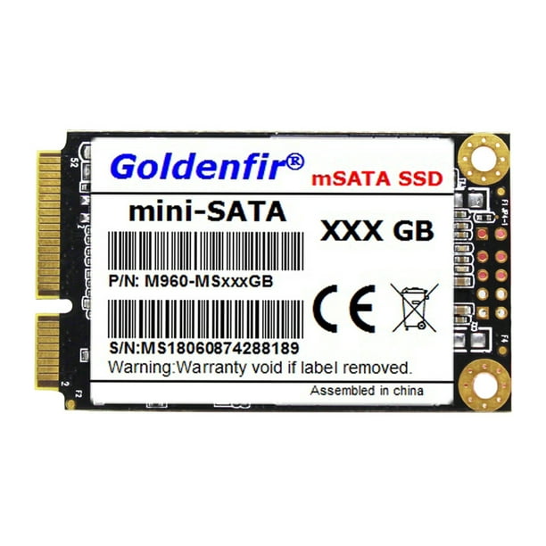 viuda El aparato maorí Goldenfir Msata 1.8 pulgadas SSD Disco duro interno de estado sólido SSD  Msata para computadora port Inevent EL2779-04B | Walmart en línea