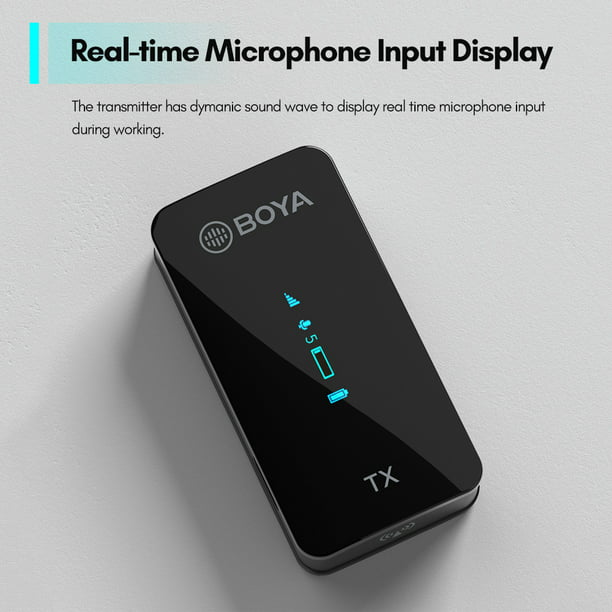 BOYA Micrófono Solapa BY-XM6-S2 para Camara Smartphone PC DSLR