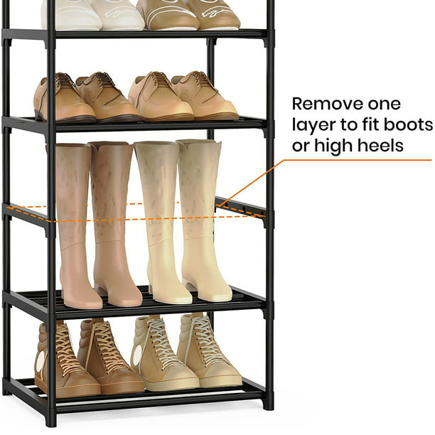 Zapatero de varias capas para zapatos, estante de almacenamiento  multifuncional, estante de almacenamiento independiente, zapatero simple  para ahorrar
