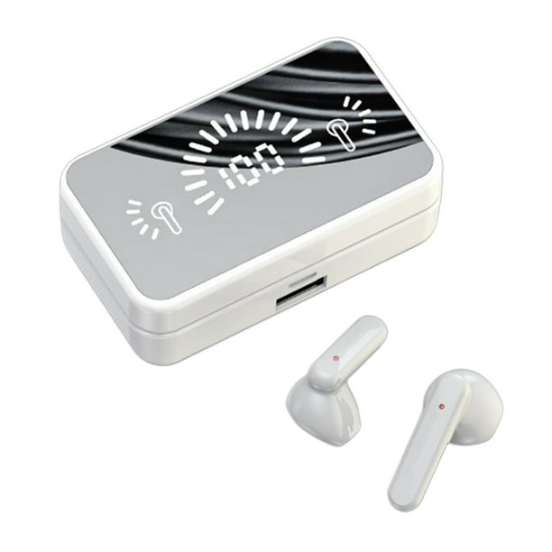Comprar Auriculares Bluetooth TWS Bluetooth 5,3 auriculares inalámbricos  verdaderos estéreo HiFi Mini auriculares con reducción de ruido de graves  con caja de carga