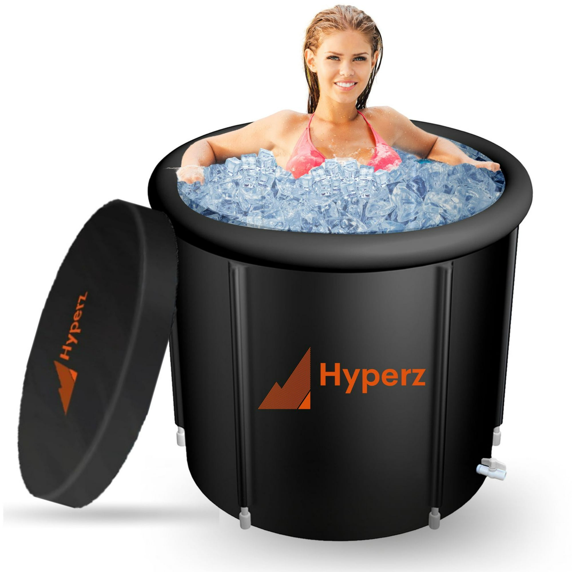 Bañera de hielo para atletas, bañera portátil grande inflable bañera de  inmersión fría bañera de recuperación baño de hielo para adultos